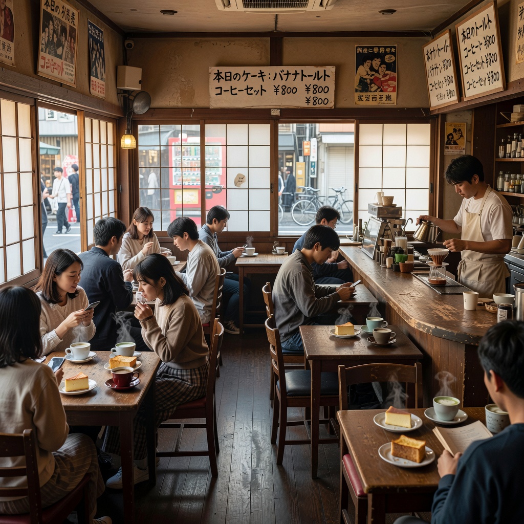 일본 Z세대 여행 루틴 분석 (카페+전시+야경)