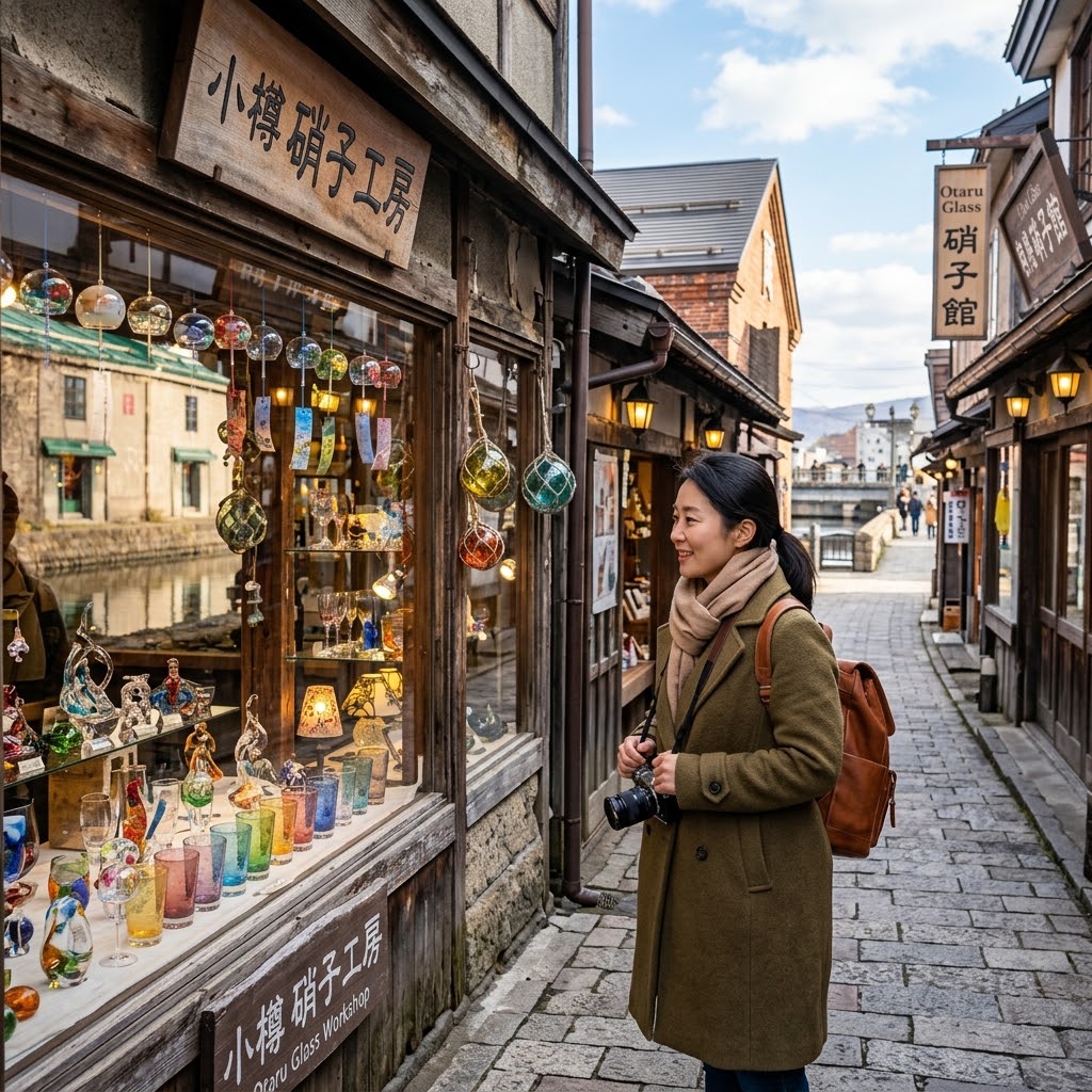 유리공예마을 오타루: 일본 여행, 빛나는 예술과 낭만을 만나다 썸네일