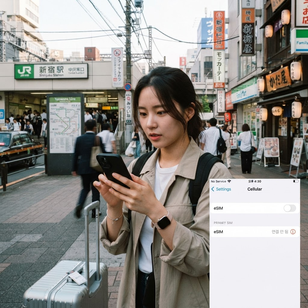 일본 eSIM이 갑자기 안 될 때 가장 먼저 확인할 설정 썸네일